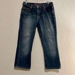 Womens Silver Jeans Capris Wash Medium Size 29